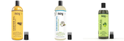 Rey Naturals Neem Oil - Multi-use for hair and skin care