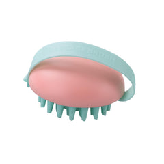 Rey Naturals Hair Scalp Massager Shampoo Brush for Men and Women -Hair Growth, Scalp Care, and Relaxation - Soft Bristles for Gentle Massage - Pink Color