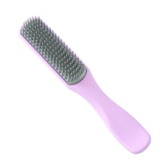 Rey Naturals Hair Styling Brush | Curl Defining Hair Brush for Thick Curly & Wavy Hair | Hair Comb | Hair Brush for Women & Men (Purple) (Small Size)