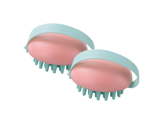 Rey Naturals Hair Scalp Massager Shampoo Brush for Men and Women -Hair Growth, Scalp Care, and Relaxation - Soft Bristles for Gentle Massage - Pink Color (Pink) (Blue)      Write Review