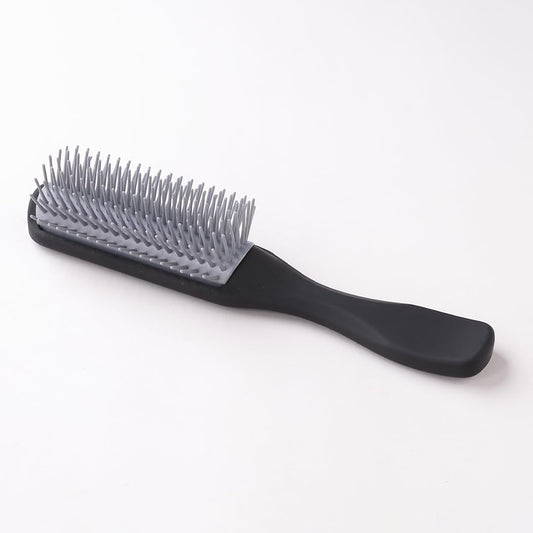 Rey Naturals Hair Styling Brush | Curl Defining Hair Brush for Thick Curly & Wavy Hair | Hair Comb | Hair Brush for Women & Men (Black) (Small Size)