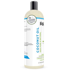 Rey Naturals® Cold Pressed Coconut oil for hair and skin - 100% Pure & Natural (400ml) - (200ml x 2)