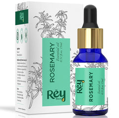 Rey Naturals Rosemary Essential Oil for Hair Growth (15 Ml) and Onion Ginseng Hair Growth Oil (200 Ml) Combo (215 Ml)